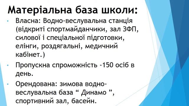 Презентація КЗ СДЮШОР з веслування ім. Ю.Рябчинської смотреть онлайн