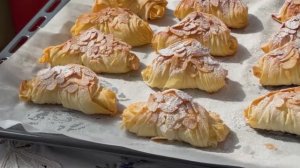 Как из Пекарни❗️ Миндальные КРУАССАНЫ из Теста Фило❗️