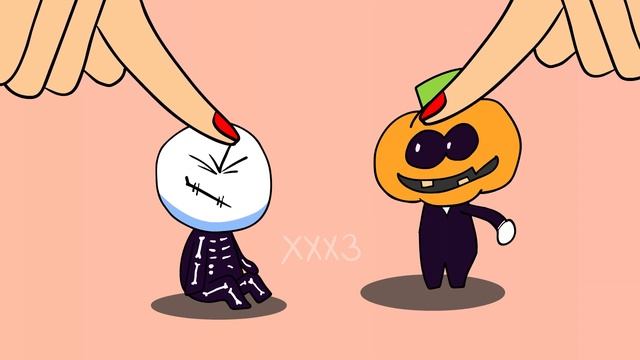 Anime Chibi Fnf vs Finger || Friday Night Funkin' || Skid and Pump dance 💀🎃 смотреть онлайн