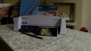 Fellowes Starlet 2 Personal Comb Binder Demonstration. Part 2