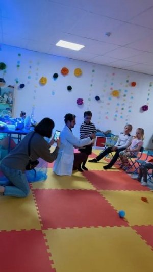 Бэкстейдж со съемок детского праздника в детском центре Крошка Енот [снято на iPhone]