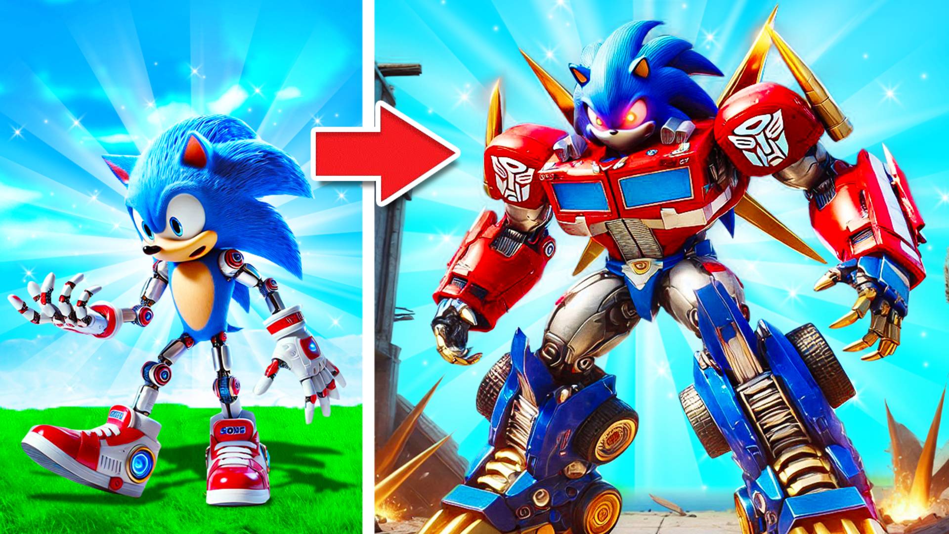 ПРОКАЧАЛ СОНИКА В ТРАНСФОРМЕРА СОНИКА В ГТА 5! СТАЛ ТРАНСФОРМЕРОМ В GTA 5 ОНЛАЙН смотреть онлайн