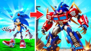 ПРОКАЧАЛ СОНИКА В ТРАНСФОРМЕРА СОНИКА В ГТА 5! СТАЛ ТРАНСФОРМЕРОМ В GTA 5 ОНЛАЙН