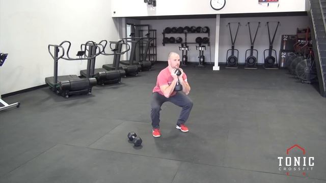 DB Squat to lunge - Tonic CrossFit смотреть онлайн