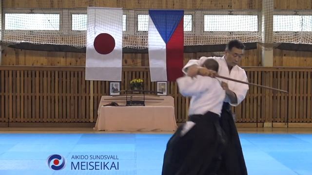 5 Aikido Tachidori Iriminage Omote Shishiya Sensei, Horice 2016