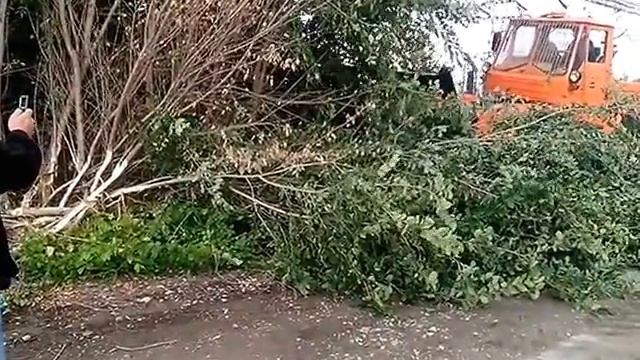 Испытания мульчера FAE C ХТЗ-150К