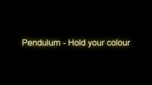 Pendulum - Hold your Colour [HD]