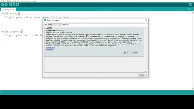 Instalación Tarjeta Wemos D1 Mino A IDE Arduino