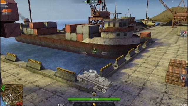 Весёлый Порт в Tanks blitz :D #wotblitz #tanksblitz смотреть онлайн