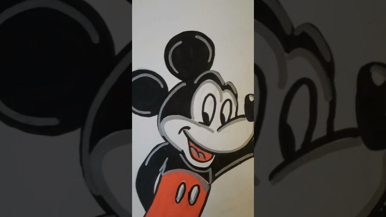 Drawing Mickie Mouse смотреть онлайн