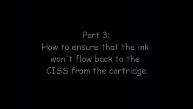 Saintink - How to install CISS so that the ink won't flow back смотреть онлайн