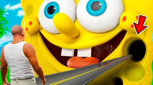 ЧТО НАХОДИТСЯ ВНУТРИ ОГРОМНОГО СПАНЧ БОБА В ГТА 5! ГУБКА БОБ ОБЗОР МОДА GTA 5 ОНЛАЙН