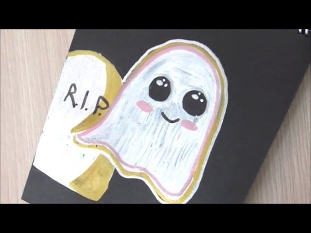 How to Draw a Ghost EASY | Halloween Cute Art смотреть онлайн
