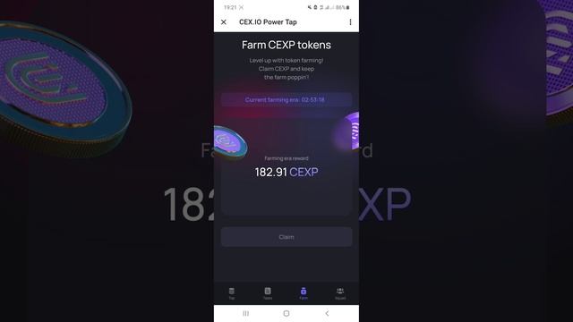 Раздача Бесплатных токенов от биржи CEX IO. Бот в Телеграме с облачным майнингом смотреть онлайн
