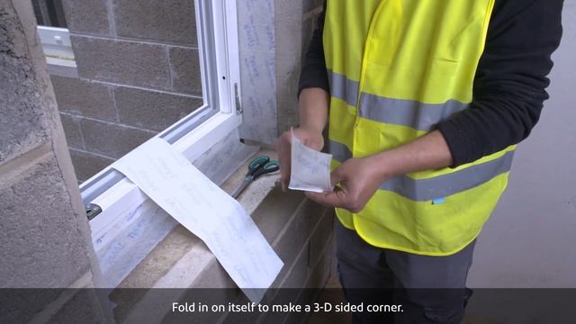 How to seal a window on the inside using Tyvek® Window Tape - Part 1 (internal) смотреть онлайн