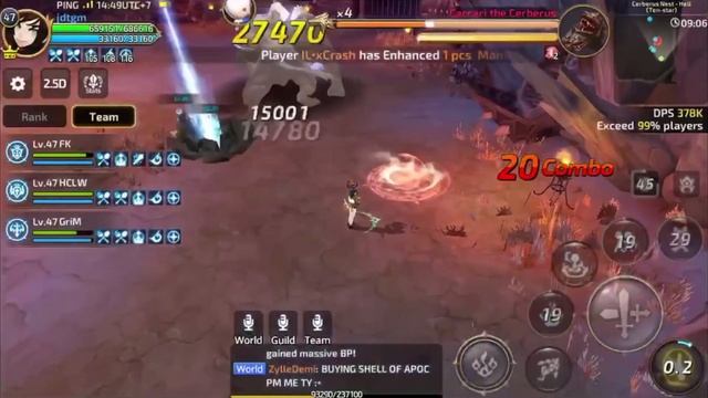 Dragon Nest M: Clear Cerberus Hell 10-star! смотреть онлайн