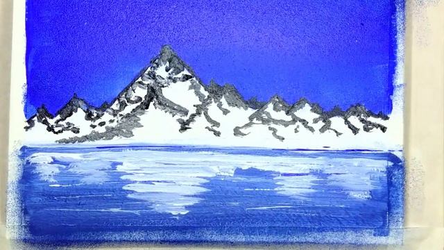 Painting Videos Relaxing Music |Northern Lights | Painting Aurora Borealis Painting смотреть онлайн