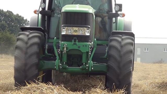 пресс подборщик John Deere 590, обзор, тест - драйв смотреть онлайн