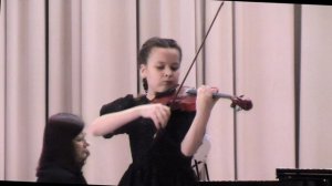 Арина Попова (скрипка) - Шарль Данкля "Концертное соло. Соль-Мажор"