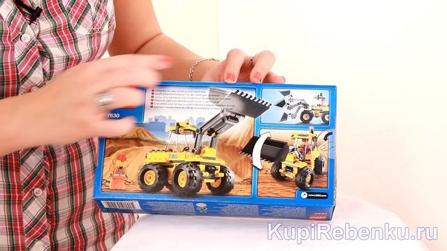 Lego City. Фронтальный погрузчик (7630). смотреть онлайн