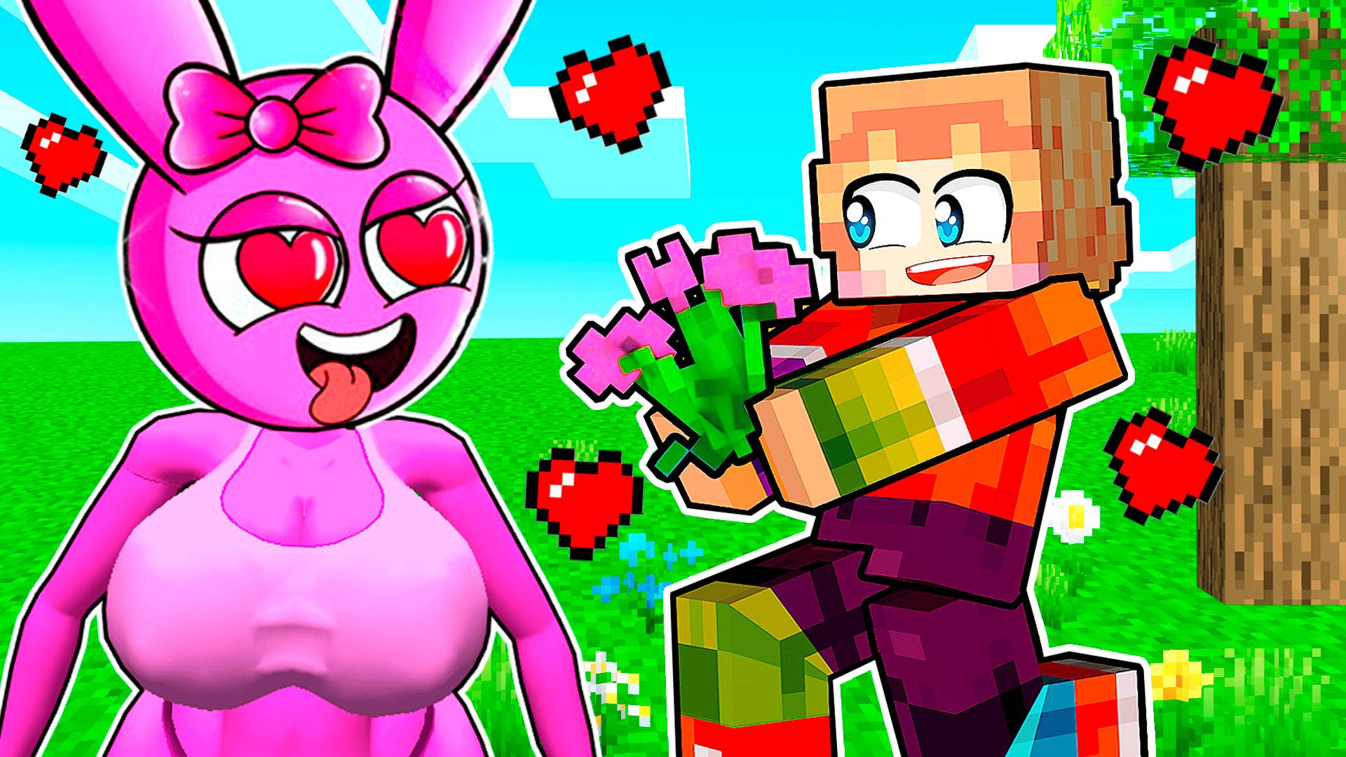 Я ВЛЮБИЛСЯ В ПИНКИ СПРУНКИ В МАЙНКРАФТ смотреть онлайн