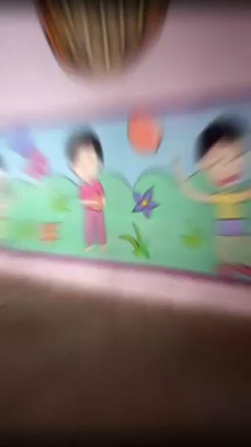 Creative school wall painting смотреть онлайн