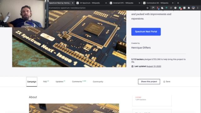 ZX SPECTRUM NEXT KICKSTARTER SMASHES GOAL IN 5 MINUTES смотреть онлайн