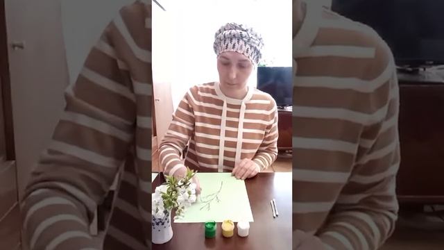 Нетрадиційне малювання "Гілка вишні". Одеський ДНЗ № 287 смотреть онлайн