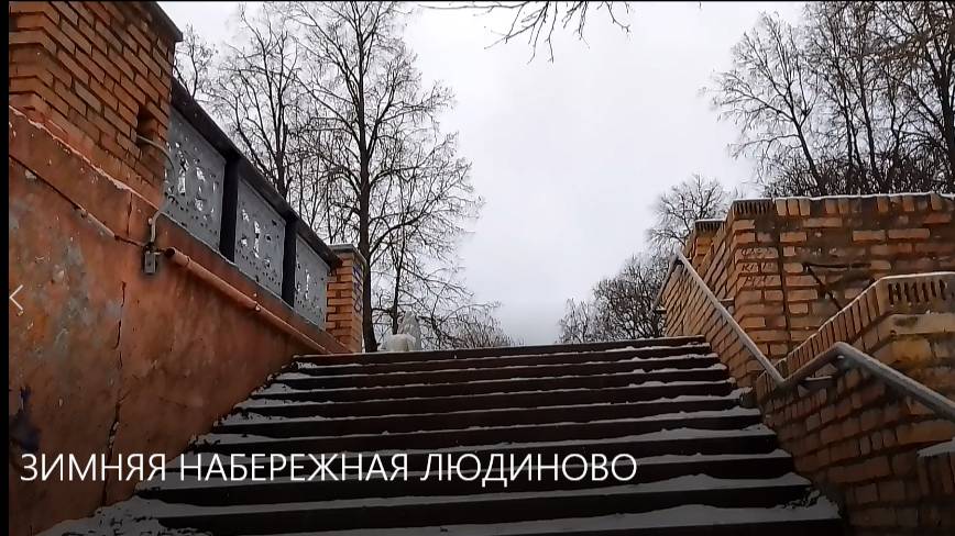 ЗИМНЯЯ НАБЕРЕЖНАЯ ЛЮДИНОВО. смотреть онлайн