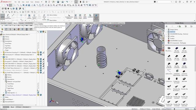 Coil Routing in SOLIDWORKS Electrical смотреть онлайн