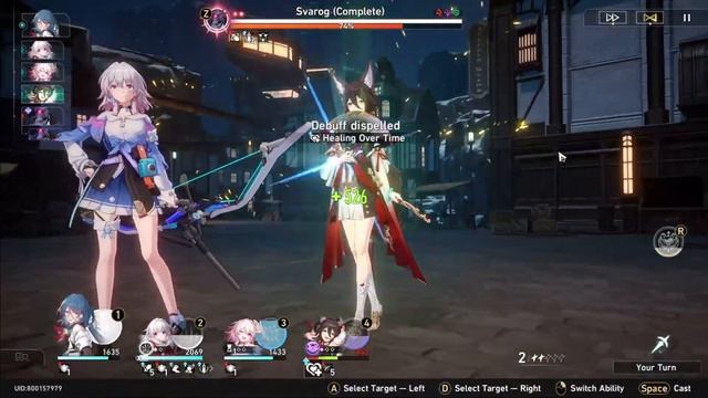 [Honkai Star Rail] Simulated Universe World 4 : Svarog Boss Fight (Clara carry) Full Auto смотреть онлайн