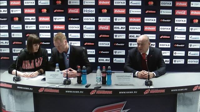"Авангард" - "Медвешчак" 4:1. Послематчевая пресс-конференция смотреть онлайн