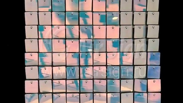 PI-22 Хамелеон небесно-голубой. Панель с пайетками Air Sign. смотреть онлайн