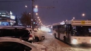 Световое оформление ГАЗели к новому году.