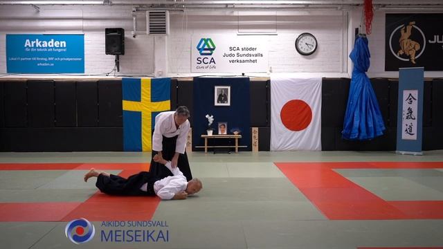 20 Aikido Gyaku Hanmi Kotegaeshi, Shishiya Sensei Sundsvall 2023
