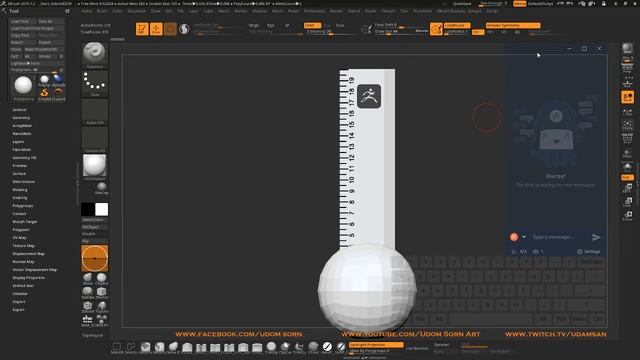 Sculpting 3D character in Zbrush смотреть онлайн