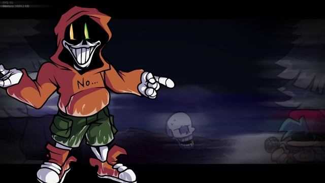 FNF Kinemorto V2 But It's DustSwap (Kinemorto But UnderSwap Sans And DustSwap Papyrus Sing It)