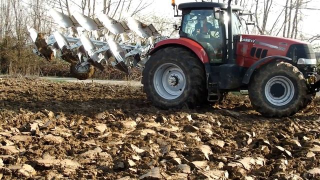 EXTREME PLOWING (FULL HD) - Case IH OPTUM 300 CVX + 5 FURROW ERMO TLV PUMA 200CVX + 4 FURROW ERM смотреть онлайн