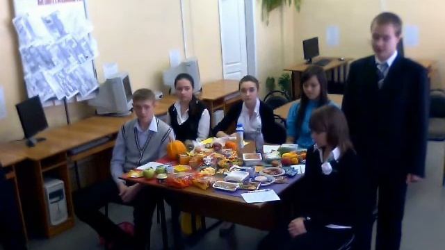 Урок о здоровой пище в МОУ СОШ № 20 г. Пензы