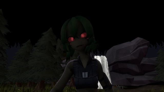 [SFM] Vortigaunt Girl And Headcrab Monster Girl Campfire