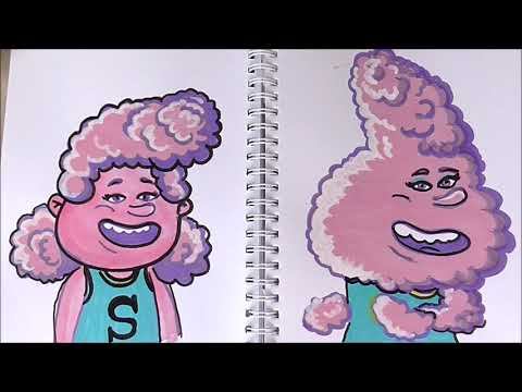 I Turned Gale Cumulus into a Human with Posca Markers смотреть онлайн