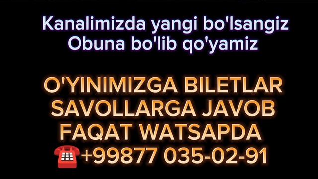 Biletlar soni cheklangan ulgurib qolamiz ☝️☝️#uzbekiston #xorazm #shovot #avto ✊Qo'llab quvatlaymiz смотреть онлайн