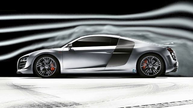 Audi R8 - Wind Tunnel animation смотреть онлайн