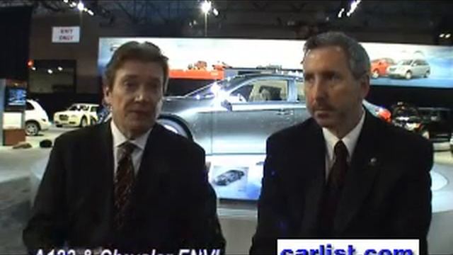 A123 Batteries At The 2009 New York Auto Show David Vieau, President Lou Rhodes, Vice President ENV
