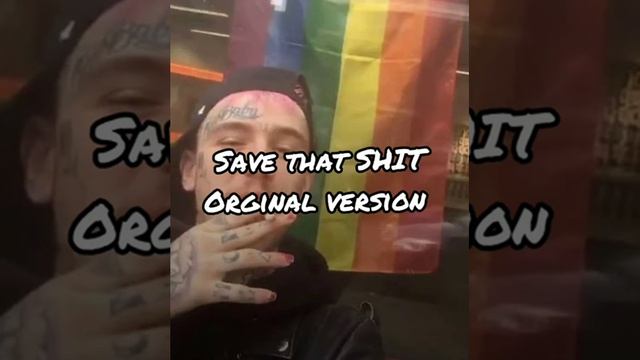 lil peep - save that shit (Orginal version) смотреть онлайн