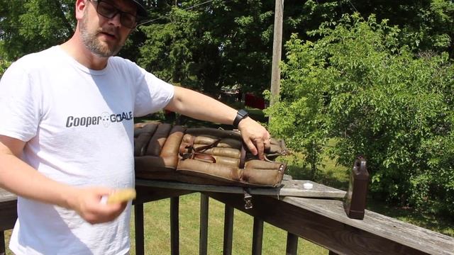 DIY GOALIE | How to Clean, Condition, and Protect Vintage Leather Goalie Pads смотреть онлайн