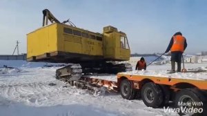 Погрузка гусеничного крана ДЭК 251