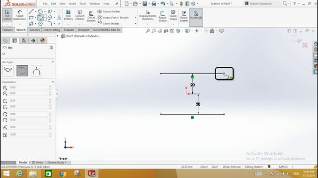 Arcs | Sketch all types of Arcs in solidworks (Fast Learning!) | Tutorial # 16 смотреть онлайн