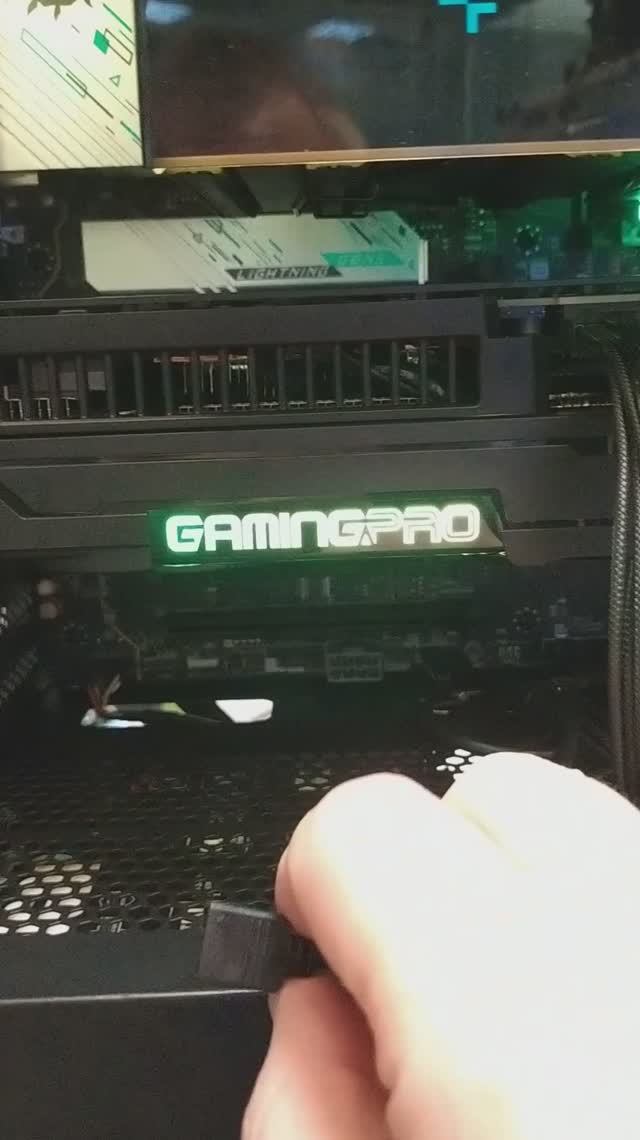 Управление цветом логотипа GamingPro на карте RTX 5080 GamingPro через Palit Thundermaster и ARGB 3P смотреть онлайн