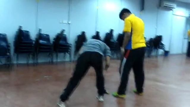 Game During My Fencing Training.